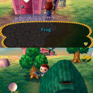 Villager Has To Take Care Of Frog & Family For Some Bells