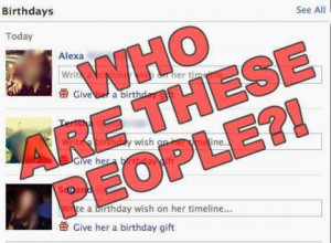 Facebook is so annoying.