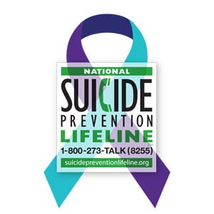 National Suicide Prevention Ribbon