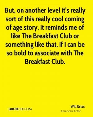 But, on another level it's really sort of this really cool coming of ...