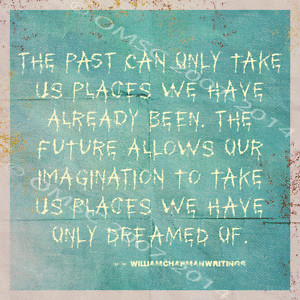 The-Past-Present-And-Future-Metal-Sign-Motivational-Quote-Positive ...