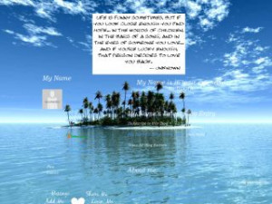 Searched for Paradise Island Love Quotes MySpace Layouts