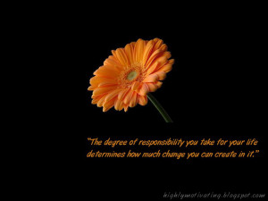 Motivational Quotes For Responsibility