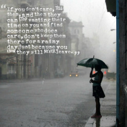 If you don\'t care, *tell them, and then they can *stop wasting their ...