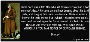 There once was a Bald Man who sat down after work on a hot summer's ...