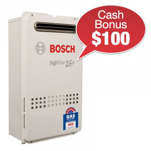 Bosch 26e Electronic Highflow Antifrost - Continuous Flow Hotwater
