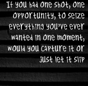 Eminem Lose Yourself Lyrics