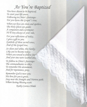 And this baptism pillowcase will remind them every morning and night.