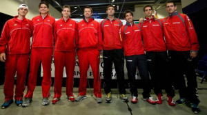 ... Davis Cup tennis tie in Vancouver, B.C., on Thursday January 31, 2013
