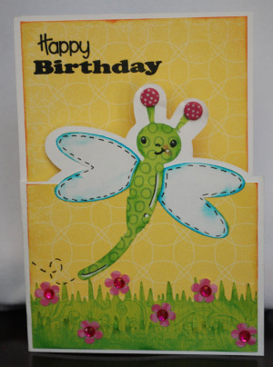 Dragonfly Birthday Card...
