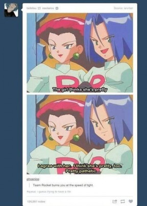 Niiiice #funny #pokemon #teamrocket #jesse #james #meowth