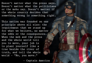 quote: Dosen't matter - captain america