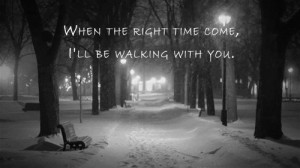 love quotes, with you, you, winter, love, snow
