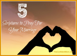 ... that I will be praying for my marriage – will you join me