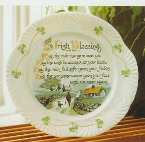 Irish Blessing Plate
