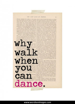 Inspirational quotes dance