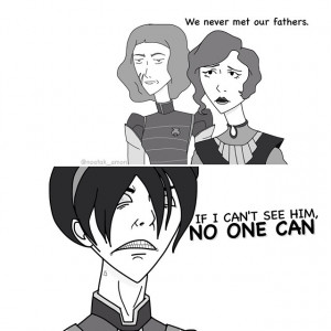 the one time that everyone remembered toph was blind # toph # suyin ...