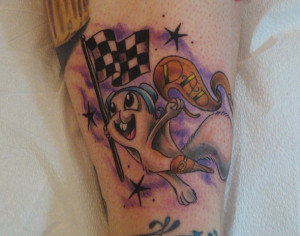 Rocky The Flying Squirrel Tattoo Flying squirrel tattoo, tattoo