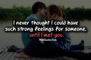 strong feelings for someone quotes