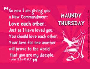 Happy Holy maundy Thursday quotes sms messages for whatsapp sharing.