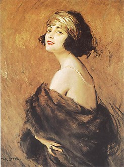 Pola Negri painted by Jan Styka