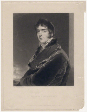 William Lamb 2nd Viscount Melbourne by Edward McInnes published by