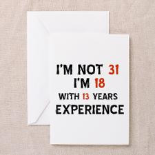 31 Birthday Greeting Cards