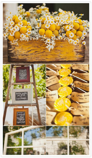 ... use of salvaged windows? It all just oozes summertime farm wedding