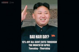 North Korean agents tell a London hairdresser to remove Dear Supreme ...