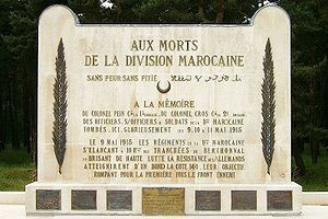 Monument aux morts de la division marocaine