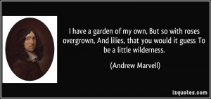 More Andrew Marvell Quotes