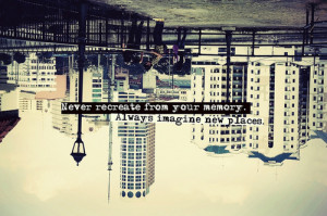 building, inception, movie, photography, quote, sky, text, upside down