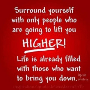 Surround yourself with like minded people
