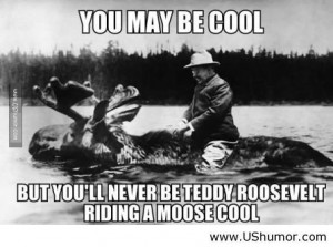 Teddy Roosevelt riding a moose cool US Humor - Funny pictures, Quotes ...
