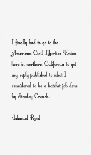 Ishmael Reed Quotes & Sayings