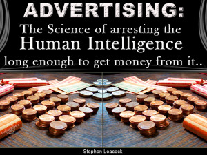 Advertising: The science of arresting the human intelligence