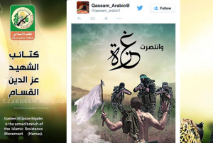 An example of al-Qassam’s Arabic Twitter feed from August, 2014 ...
