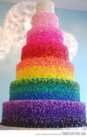Source: http://themetapicture.com/rainbow-wedding-cake/ Like