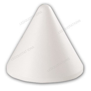 Saving Energy Lovely Cone Conical Yellow & White Color LED Night Light ...