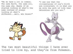 Pokémon has some good quotes sometimes.