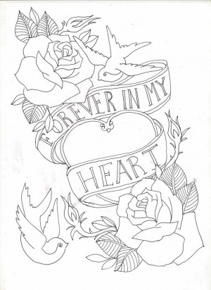 forever in my heart tattoo by Adler666