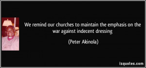 We remind our churches to maintain the emphasis on the war against ...