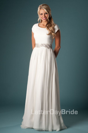 Modest Wedding Dress. It's simple. As I've mentioned, I am definitely ...