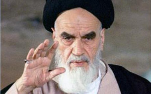 Ayatollah Khomeini, who as an Iran's religious and political leader in ...