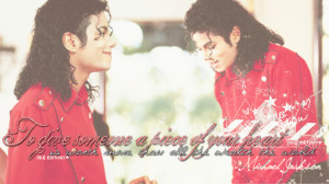 Michael Jackson Wallpaper Quote by VivianaDeJackson