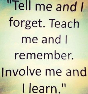 My passion is truly learning and in search of a good learning quote I ...