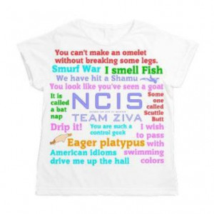 NCIS Ziva Quotes Women's All Over Print T Shirt> NCIS ZIVA QUOTES> The ...