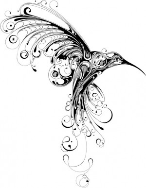 Free Humming Bird Tattoo Designs
