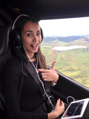 ... post this on twitter while they are riding a helicopter. Mona Dotcom