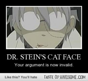 dr. stein's cat face